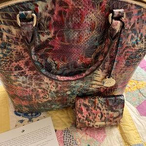 Brahmin Large Duxbury 2 piece set in Shapeshifter